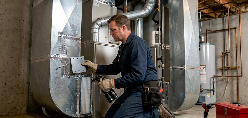 Supply and Return Plenum Repair in Perth Amboy