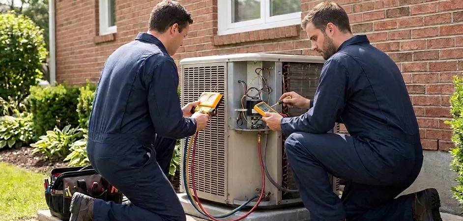 Heat Pump Inspection in Perth Amboy