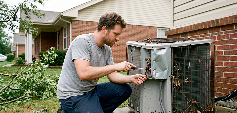 Storm Damage HVAC Restoration in Perth Amboy