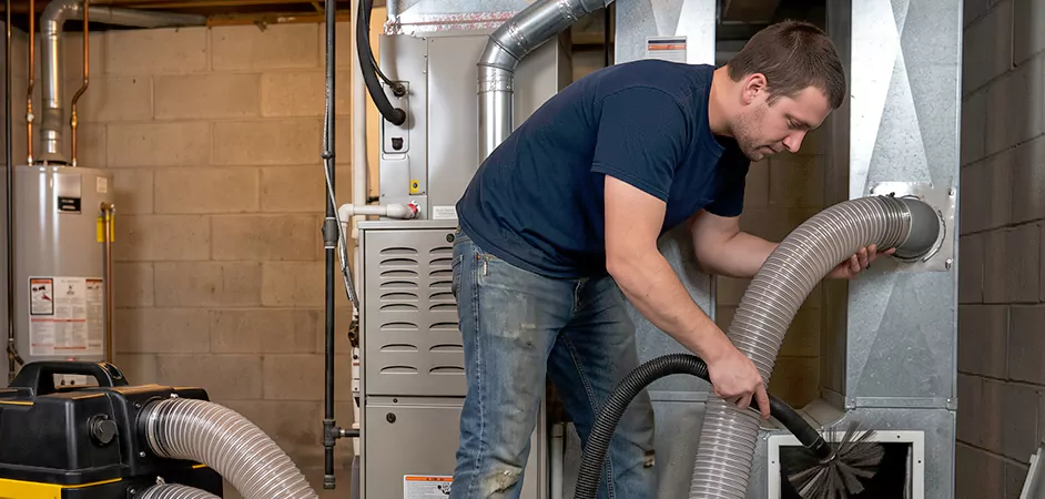 Negative Pressure Duct Cleaning for Large and Long Duct Systems in Perth Amboy